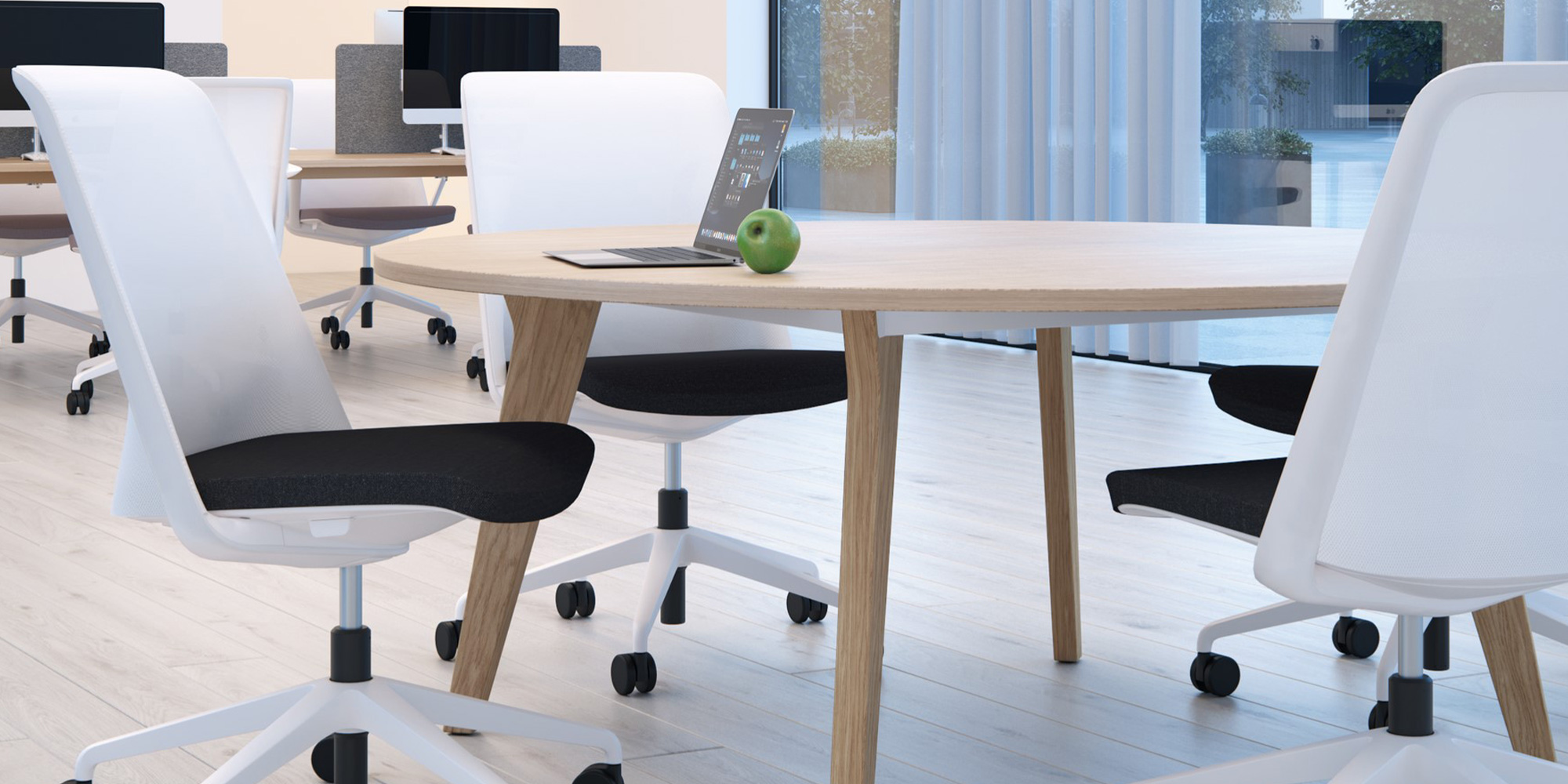 Breeze Task and Meeting Seating Roomset