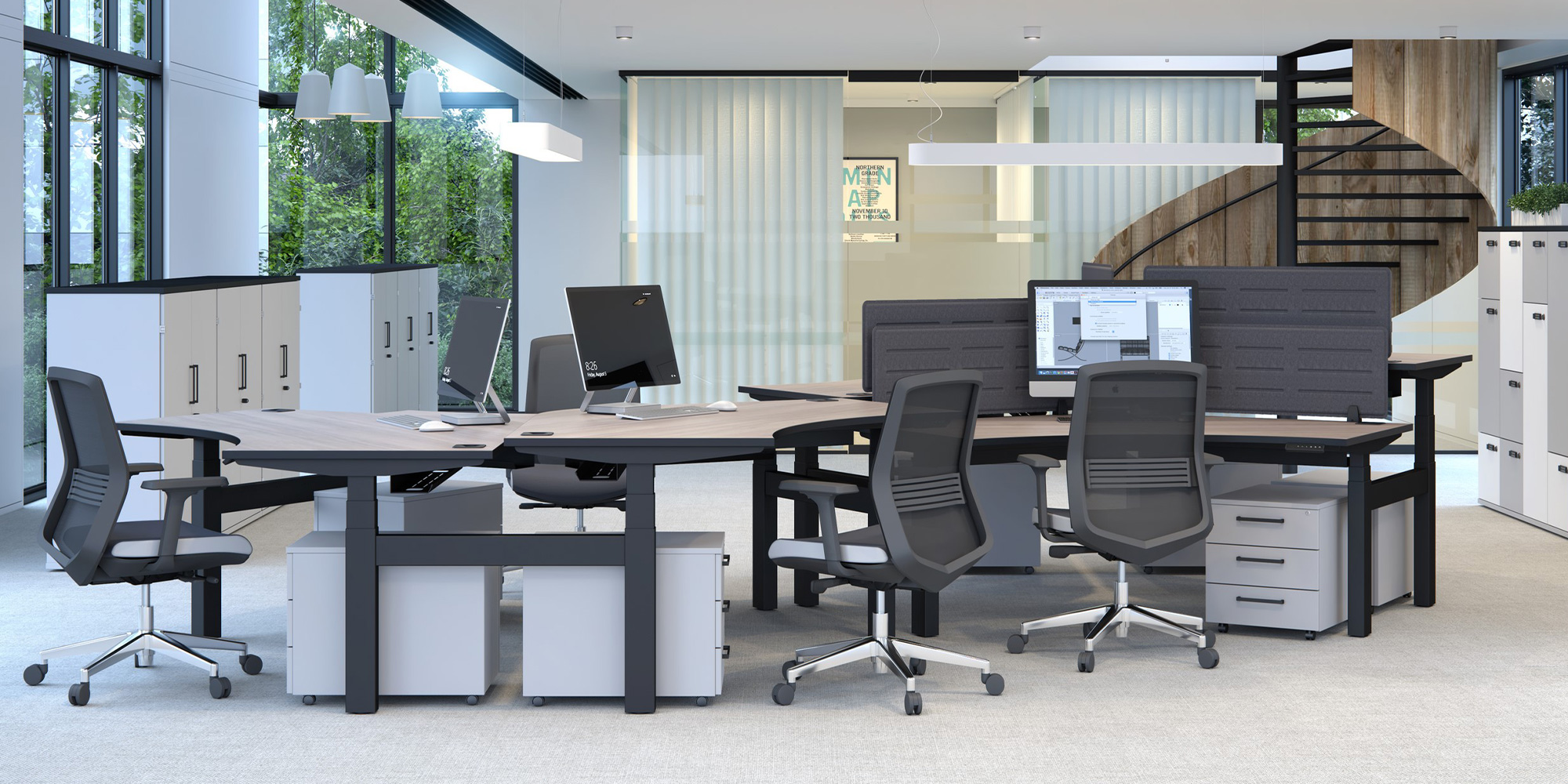 Vida Task and Meeting Seating Roomset